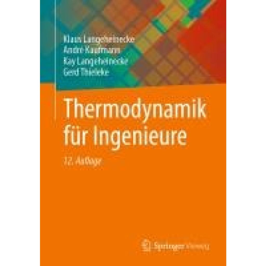 9783658459994 - Langeheinecke Klaus Thermodynamik für Ingenieure