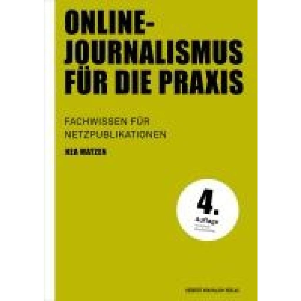 9783744520355 - Matzen Nea Online-Journalismus für die Praxis
