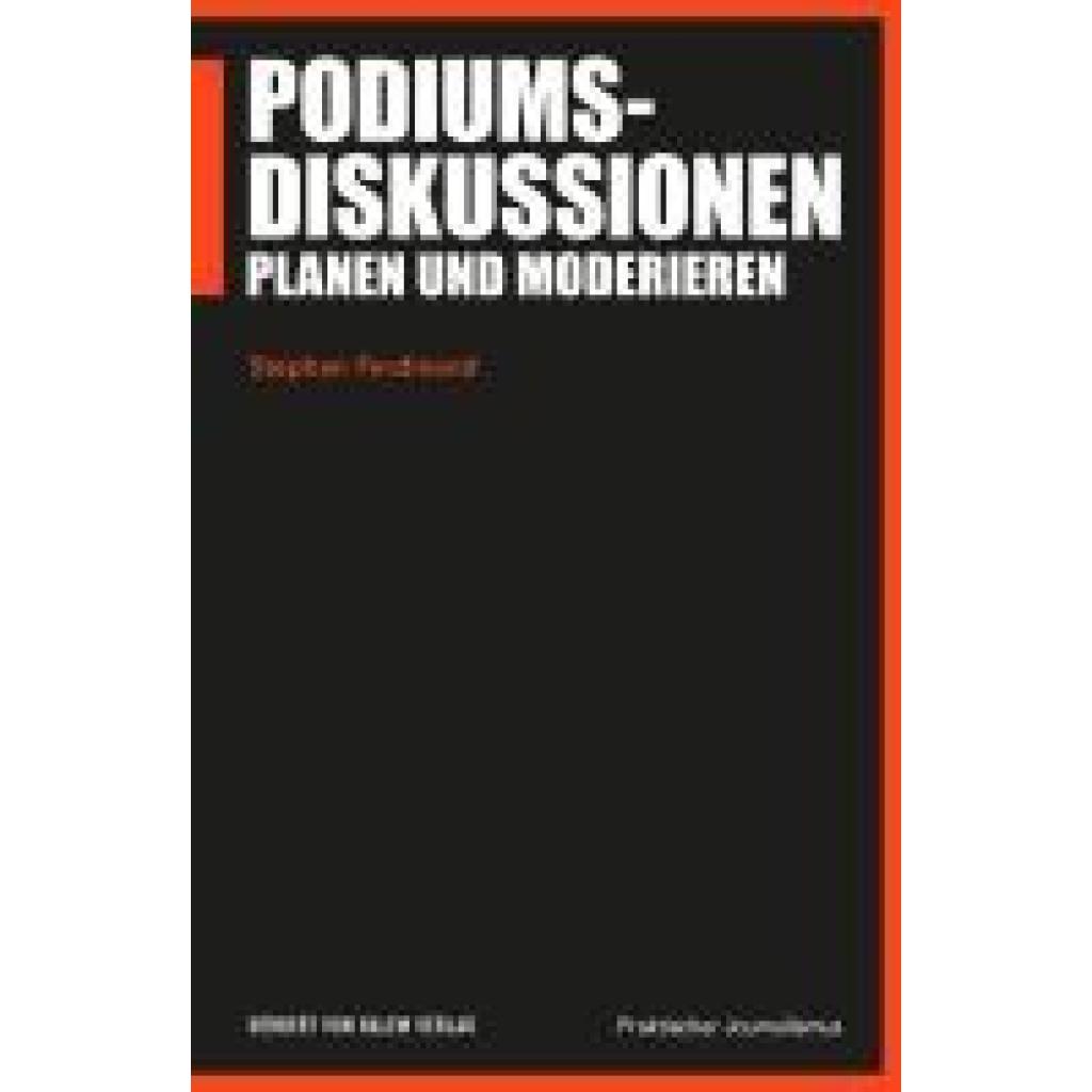 9783744521062 - Ferdinand Stephan Podiumsdiskussionen planen und moderieren