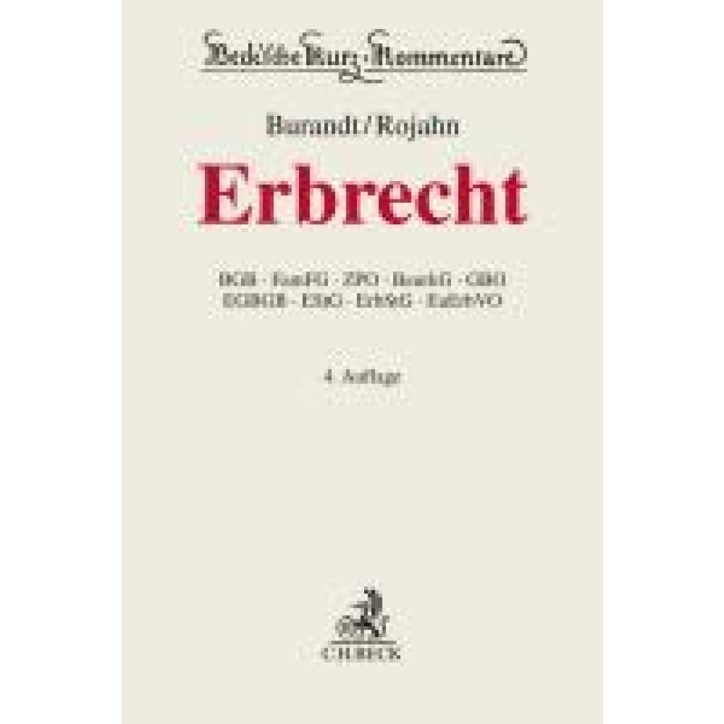 9783406770395 - Erbrecht Leinen 9783406770395 - Erbrecht Leinen