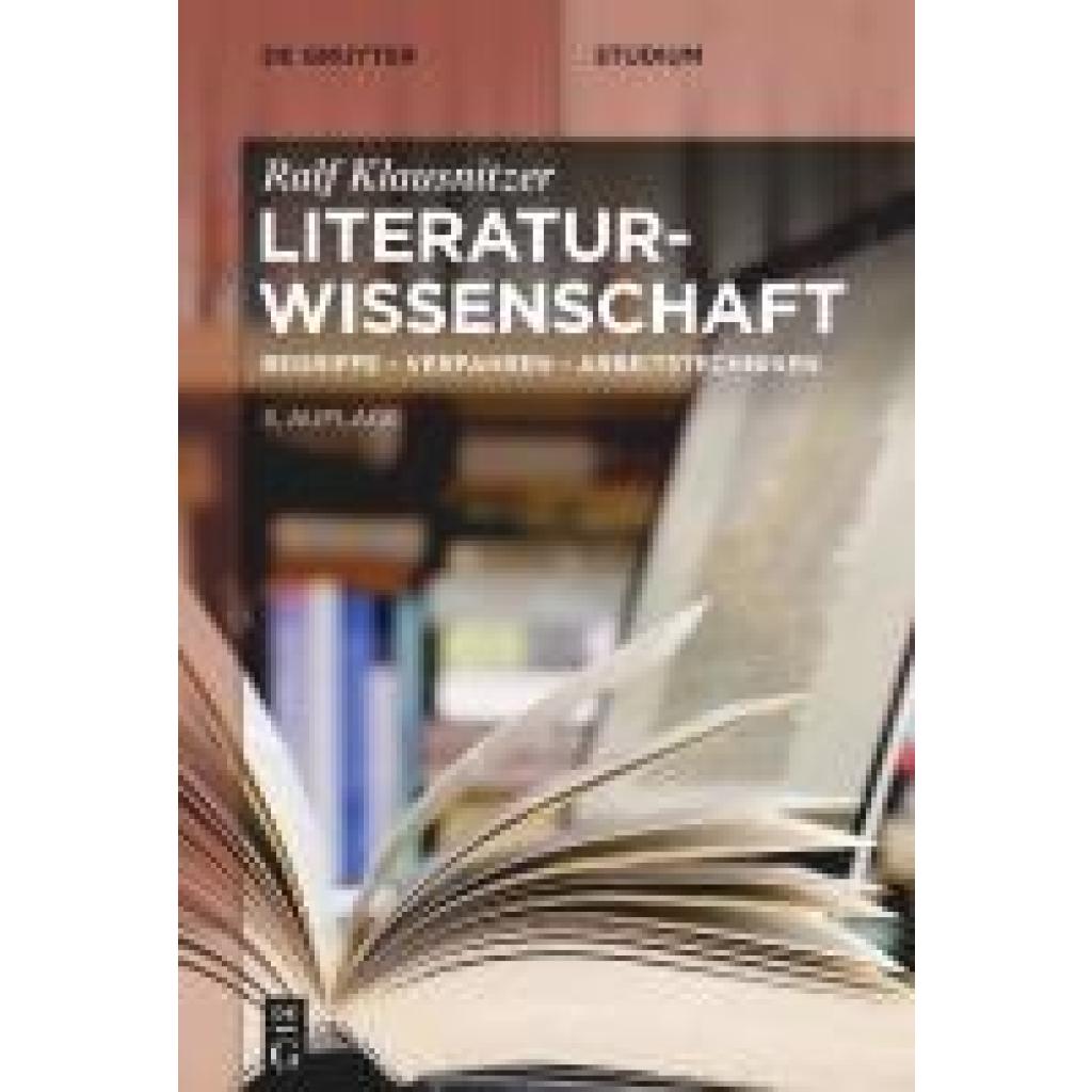 9783111358963 - Klausnitzer Ralf Literaturwissenschaft 9783111358963 - Klausnitzer Ralf Literaturwissenschaft