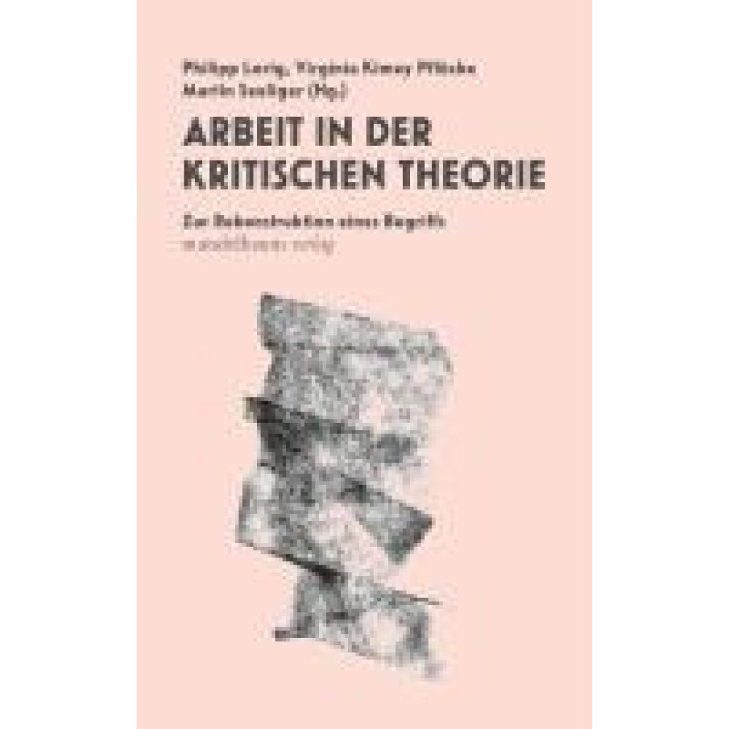 9783991360575 - Arbeit in der Kritischen Theorie 9783991360575 - Arbeit in der Kritischen Theorie