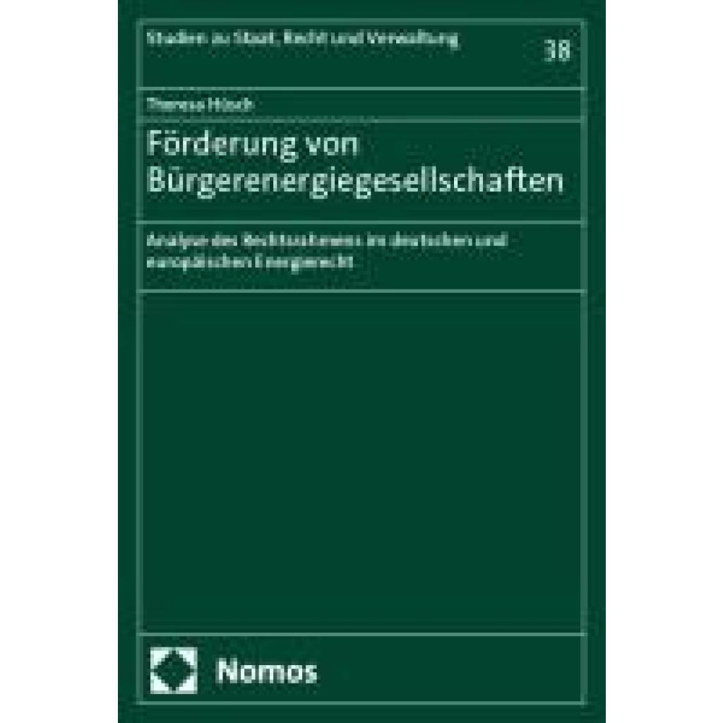 9783756009343 - Hüsch Theresa Förderung von Bürgerenergiegesellschaften