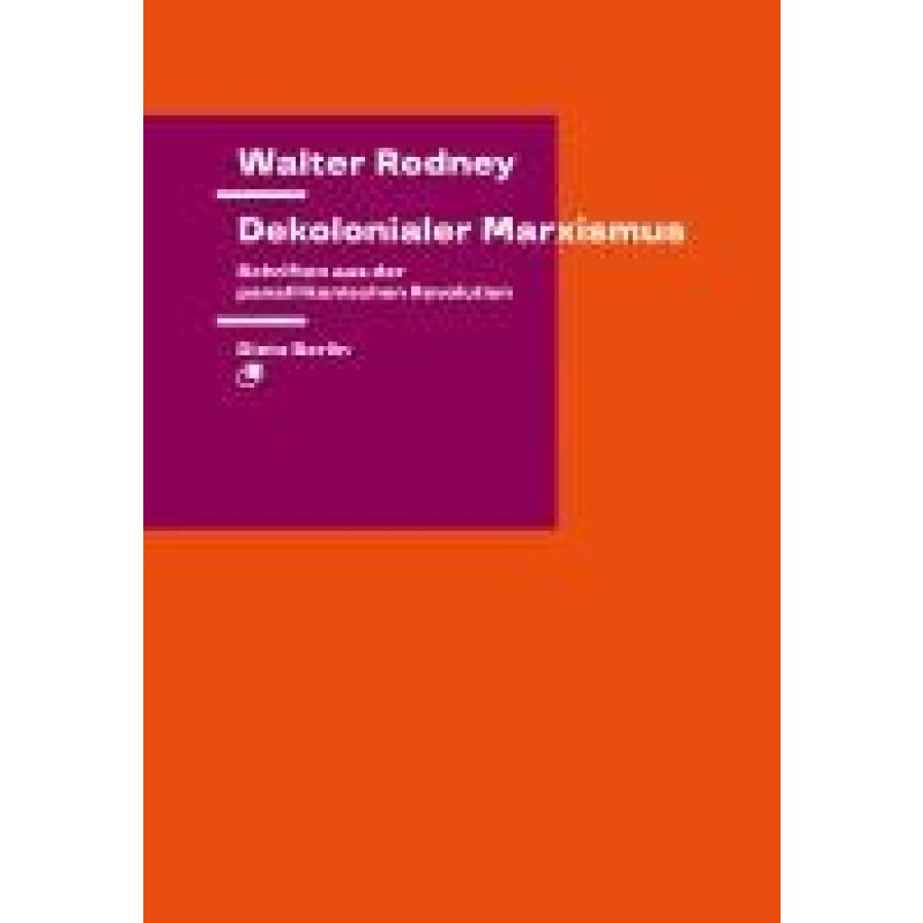9783320024185 - Rodney Walter Dekolonialer Marxismus