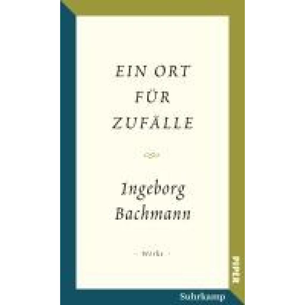 9783518431863 - Bachmann Ingeborg Salzburger Bachmann Edition 9783518431863 - Bachmann Ingeborg Salzburger Bachmann Edition