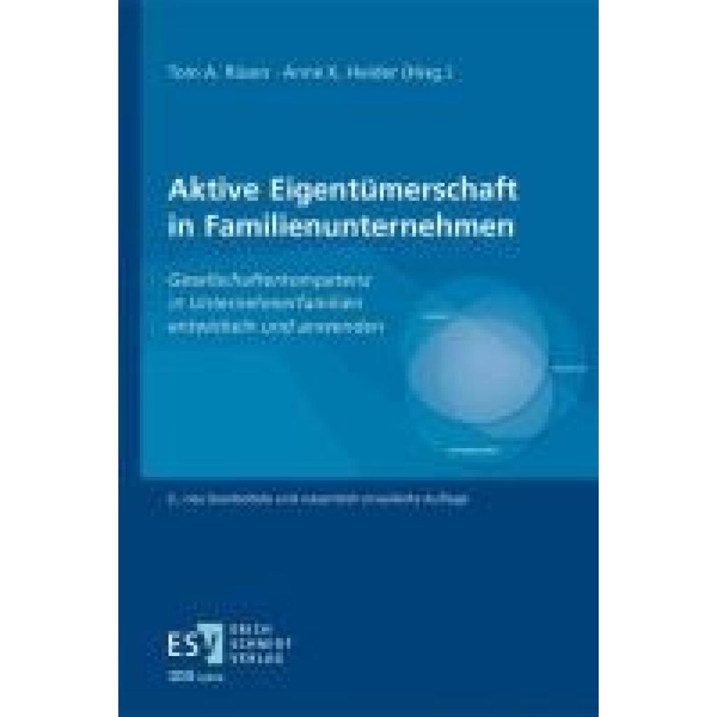 9783503238545 - Aktive Eigentümerschaft in Familienunternehmen