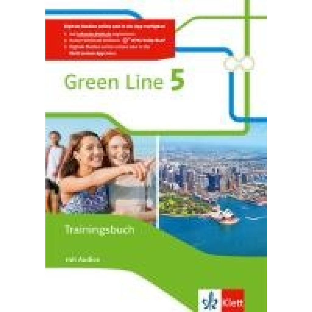 9783128343051 - Green Line 5 - Trainingsbuch mit Audio-CD Klasse 9 Kartoniert (TB)