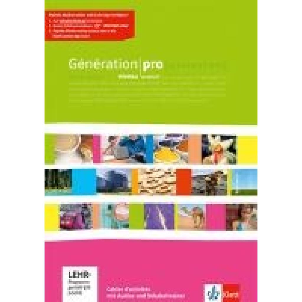 9783125244825 - Génération pro - Niveau avancé Cahier dactivités mit Audios und Vokabeltrainer 3 Lernjahr