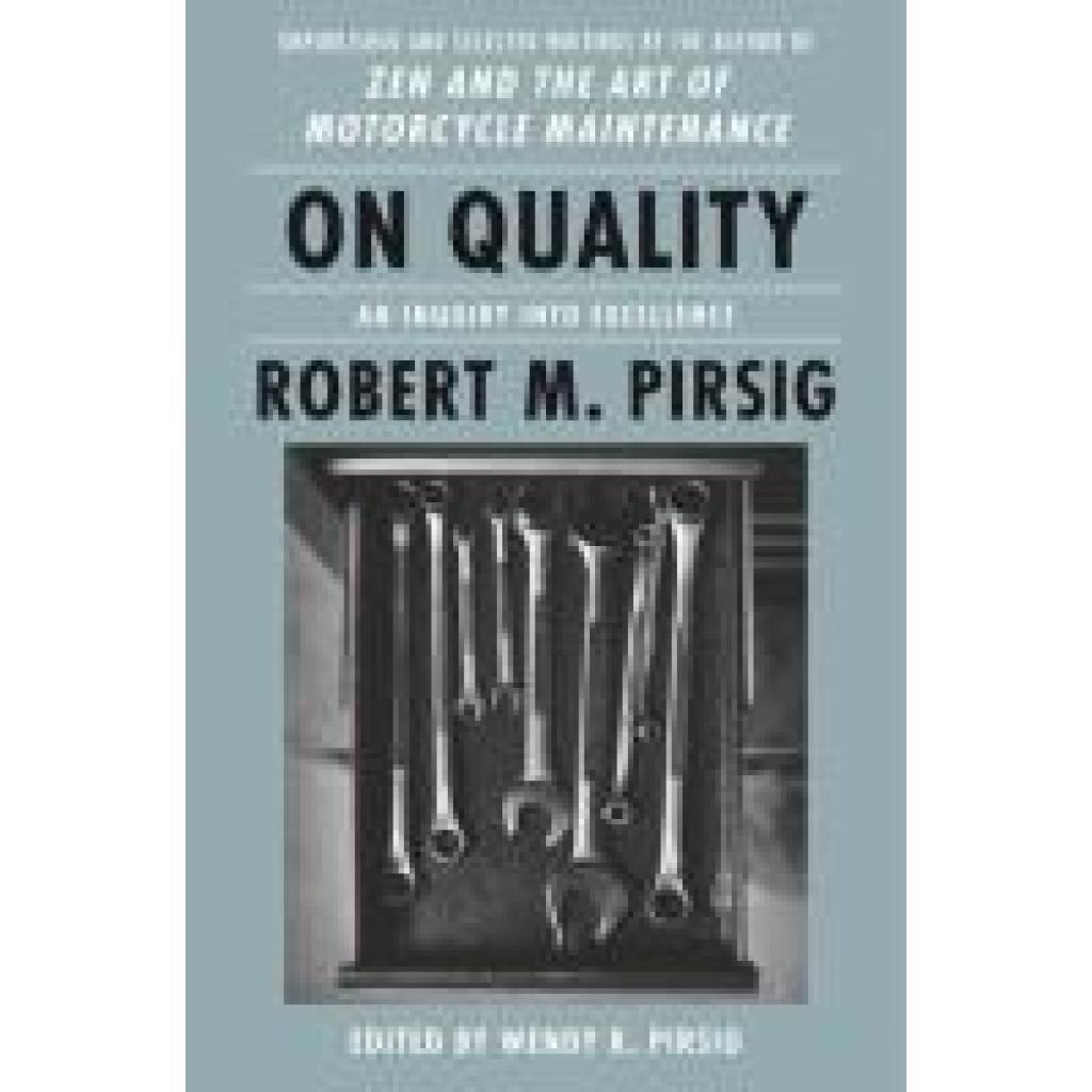 9780063084643 - On Quality - Robert M Pirsig Wendy K Pirsig Gebunden