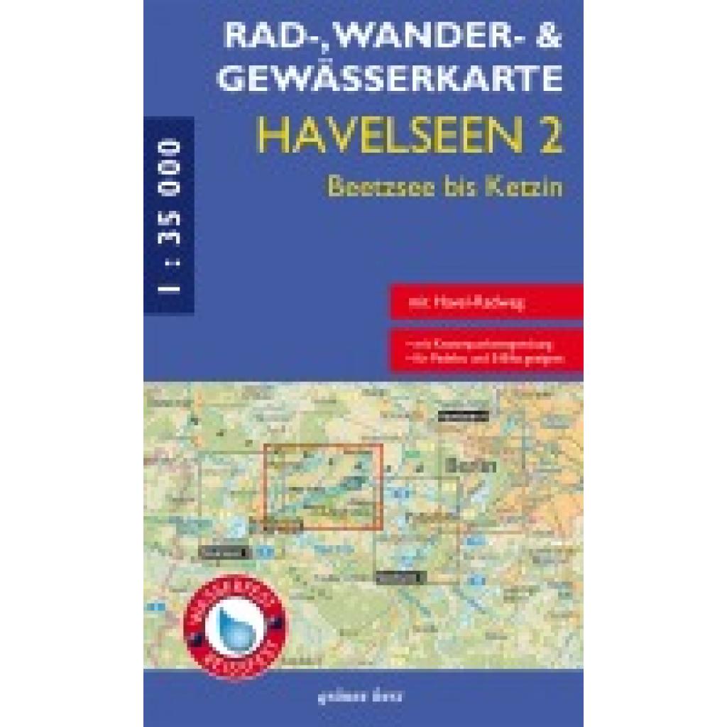 9783866364073 - Rad- Wander- und Gewässerkarte Havelseen 2 9783866364073 - Rad- Wander- und Gewässerkarte Havelseen 2