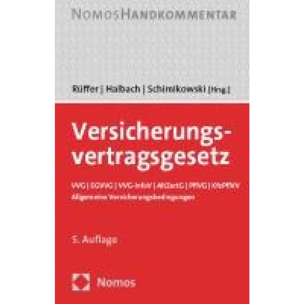 9783848773022 - Versicherungsvertragsgesetz 9783848773022 - Versicherungsvertragsgesetz