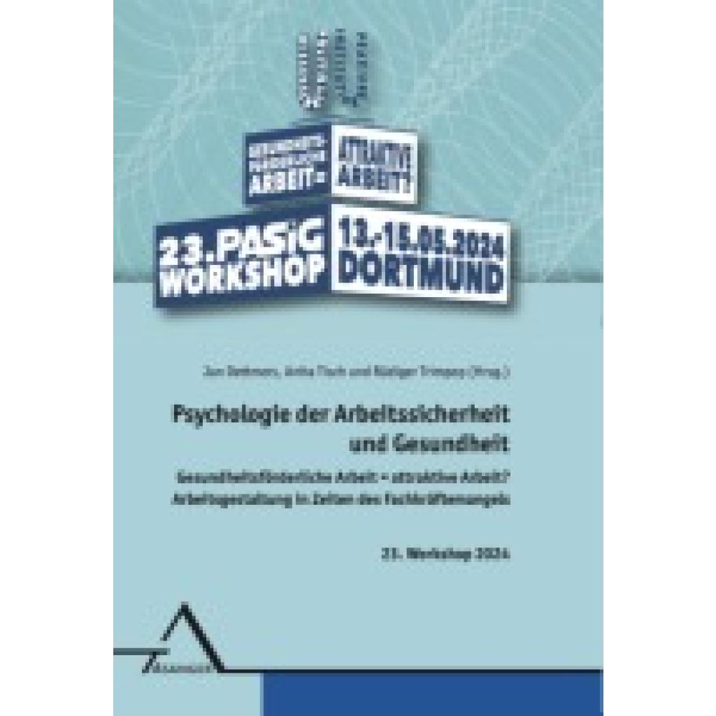 9783893346653 - Psychologie der Arbeitssicherheit und Gesundheit Gebunden