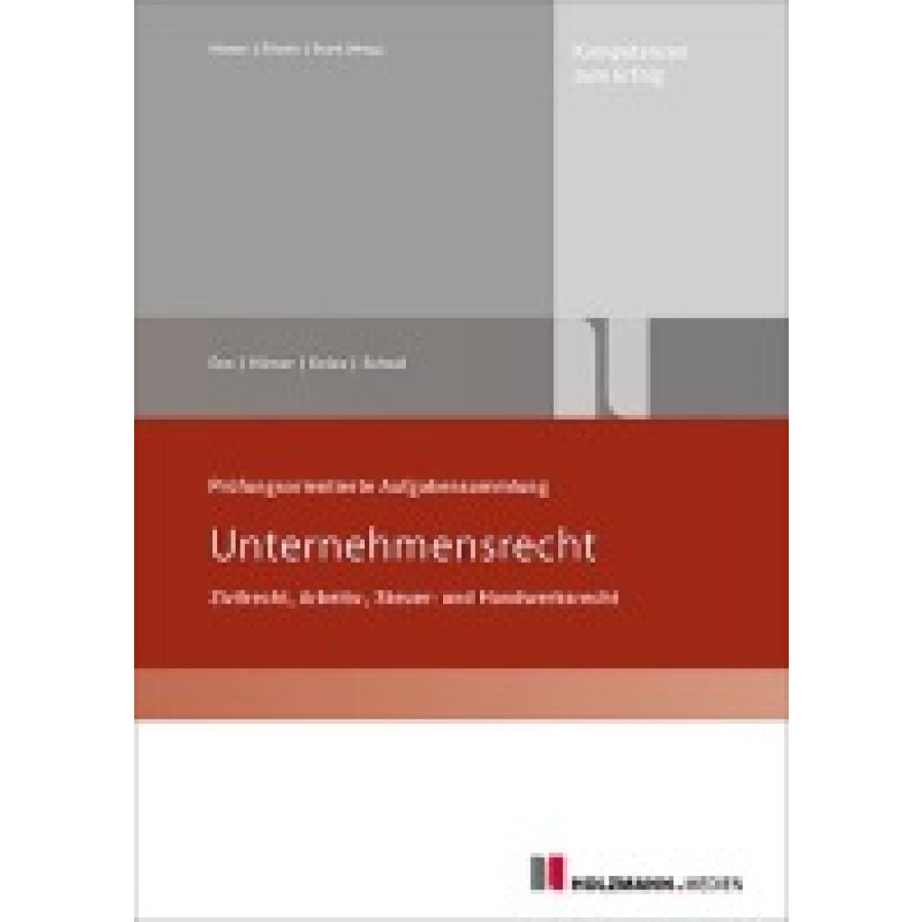 9783778317358 - Prüfungsorientierte Aufgabensammlung Unternehmensrecht - Reinhard Ens Bernd-Michael Hümer Jörg Knies Tobias Scheel Geheftet 9783778317358 - Prüfungsorientierte Aufgabensammlung Unternehmensrecht - Reinhard Ens Bernd-Michael Hümer Jörg Knies Tobias Scheel Geheftet