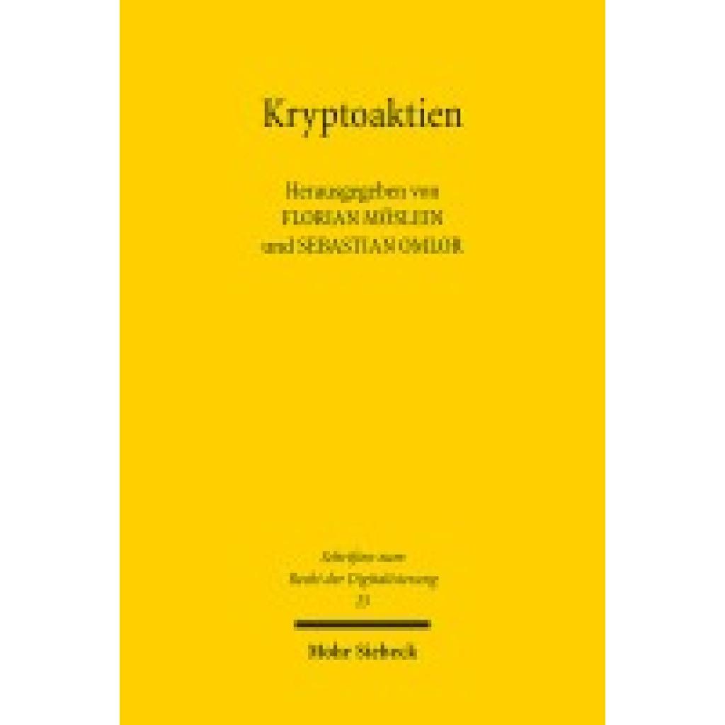 9783161633751 - Kryptoaktien 9783161633751 - Kryptoaktien
