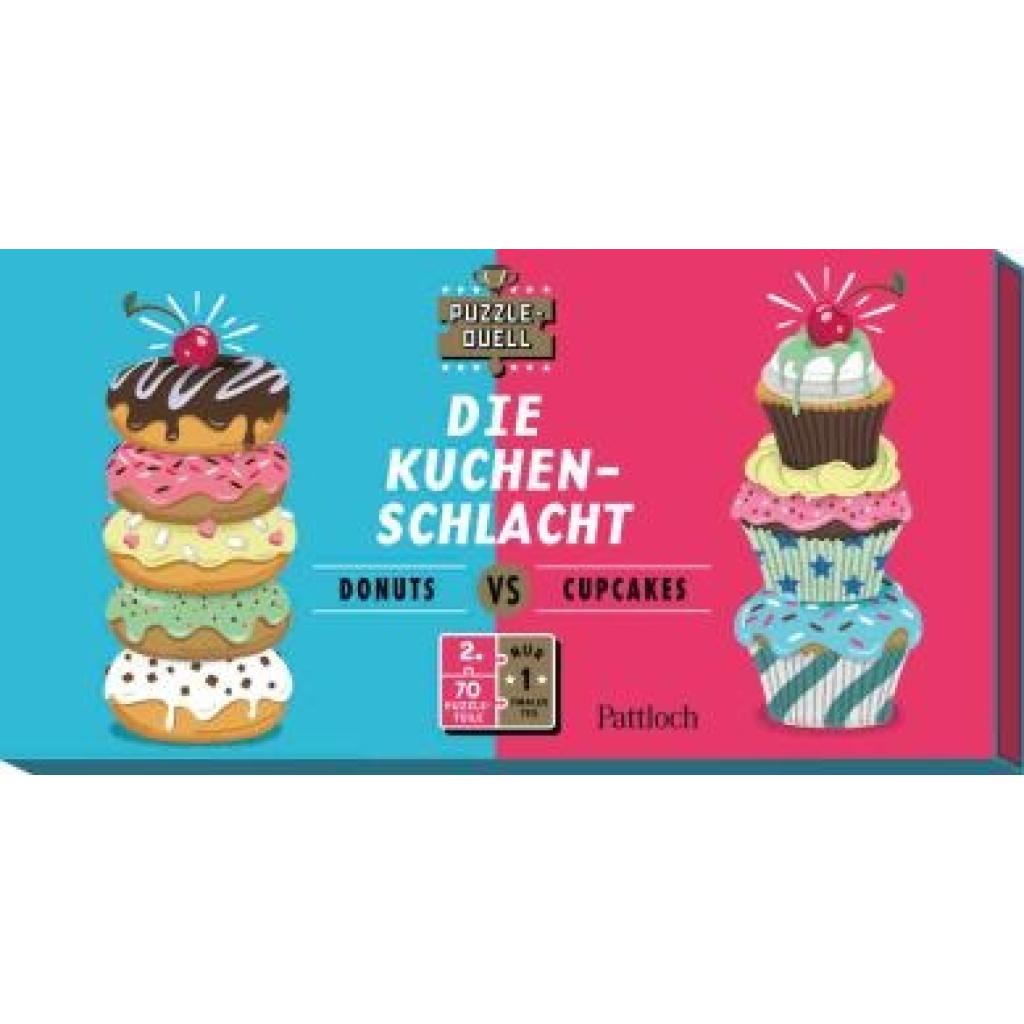 4260308345616 - RidleyS Games Puzzle-Duell - Die Kuchen-Schlacht