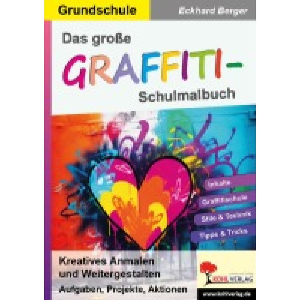 9783988411280 - Das große Graffiti-Schulmalbuch   Grundschule - Eckhard Berger Kartoniert (TB)