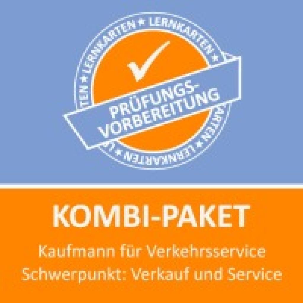 9783961598960 - Kombi-Paket Kauffrau für Verkehrsservice Schwerpunkt Verkauf und Service Lernkarten - Jennifer Christiansen M Rung-Kraus 9783961598960 - Kombi-Paket Kauffrau für Verkehrsservice Schwerpunkt Verkauf und Service Lernkarten - Jennifer Christiansen M Rung-Kraus