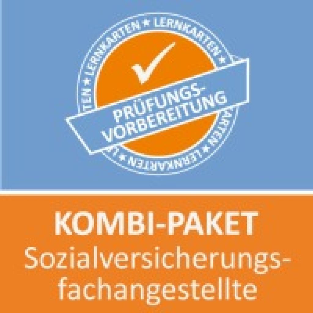 9783961593316 - Kombi-Paket Sozialversicherungsfachangestellter Lernkarten - Michaela Rung-Kraus Zoe Keßler Kartoniert (TB) 9783961593316 - Kombi-Paket Sozialversicherungsfachangestellter Lernkarten - Michaela Rung-Kraus Zoe Keßler Kartoniert (TB)