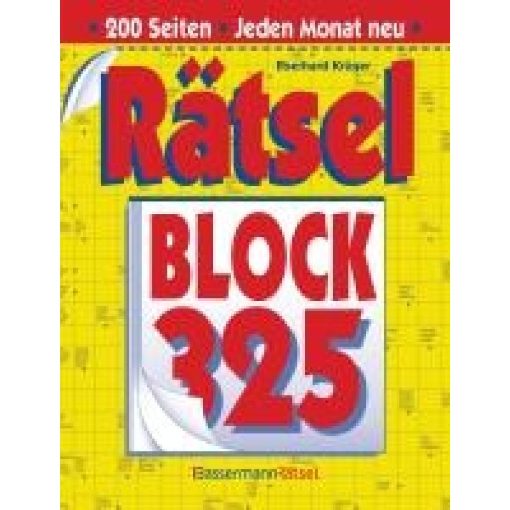 9783809468646 - Krüger Eberhard Rätselblock 325 (5 Exemplare à 299 EUR)