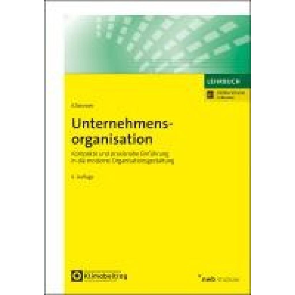 9783482549762 - Klimmer Matthias Unternehmensorganisation 9783482549762 - Klimmer Matthias Unternehmensorganisation