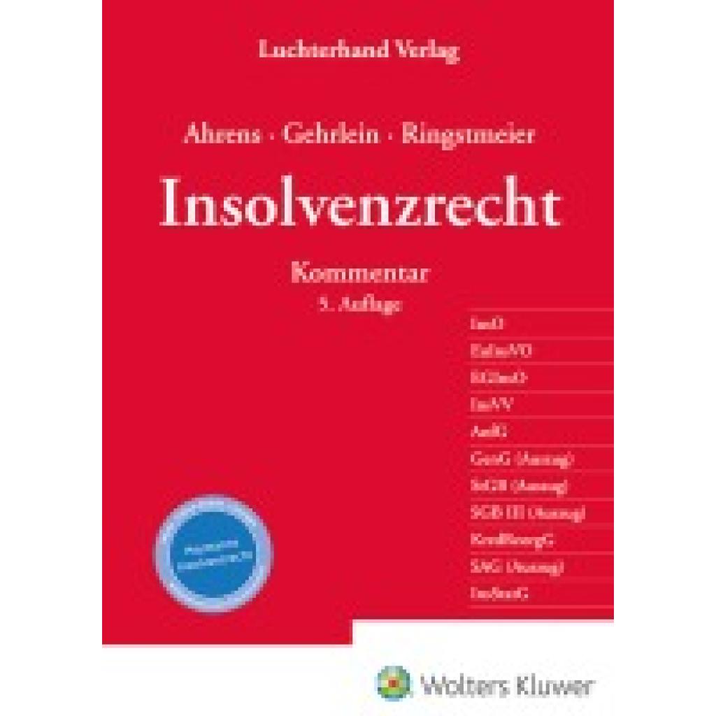 9783472098324 - Insolvenzrecht - Kommentar 9783472098324 - Insolvenzrecht - Kommentar