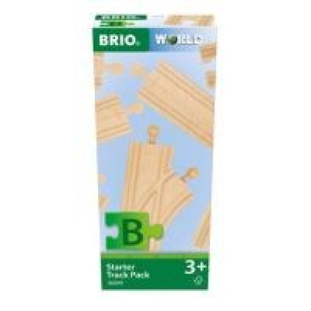 7312350360998 - BRIO World - 36099 Schienen Starter Sortiment B | 12-teiliges Holzschienenset für Kinder ab 3 Jahren 7312350360998 - BRIO World - 36099 Schienen Starter Sortiment B | 12-teiliges Holzschienenset für Kinder ab 3 Jahren