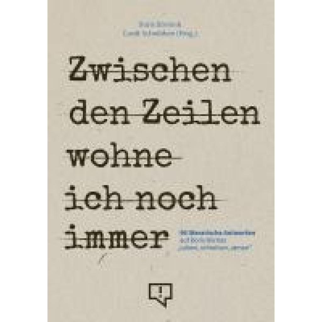 9783948013196 - Zwischen den Zeilen wohne ich noch immer Gebunden