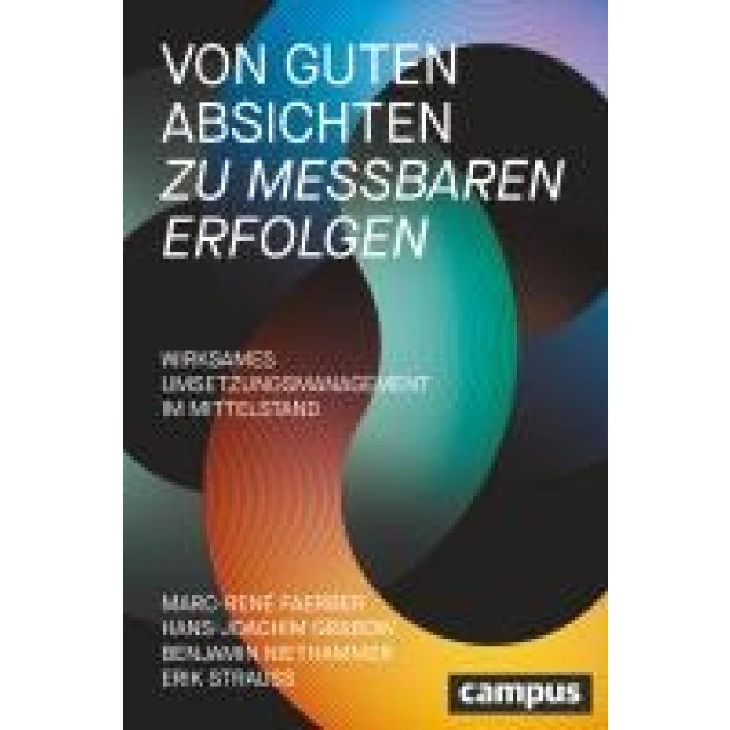 9783593518596 - Faerber Marc-René Von guten Absichten zu messbaren Erfolgen