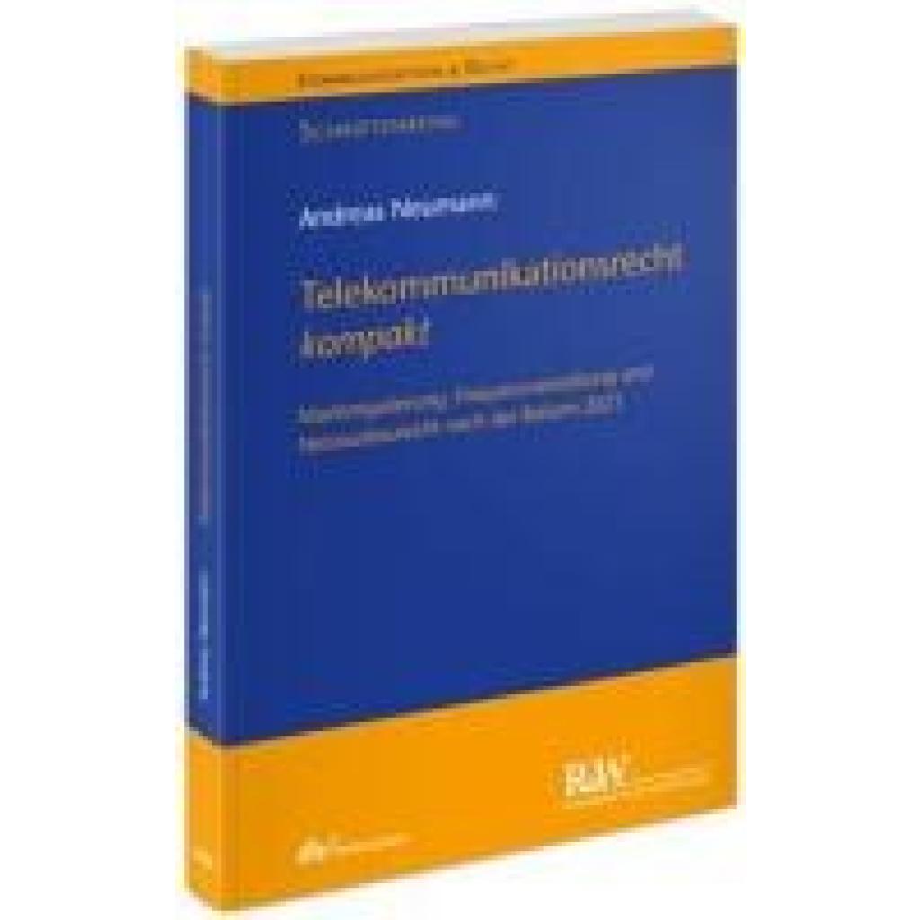 9783800518180 - Telekommunikationsrecht kompakt - Andreas Neumann Kartoniert (TB) 9783800518180 - Telekommunikationsrecht kompakt - Andreas Neumann Kartoniert (TB)