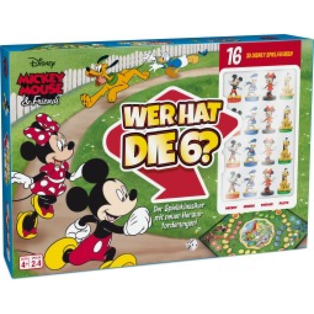 5411068301032 - ASS Altenburger Disney Mickey Mouse & Friends - Wer hat die 6? - Der Spieleklassiker mit detailgetreuen 3D Disney Spielfiguren