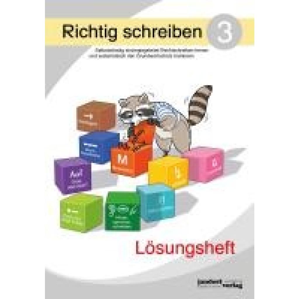 9783960811435 - Richtig schreiben 3 (Lösungsheft) - Peter Wachendorf Geheftet