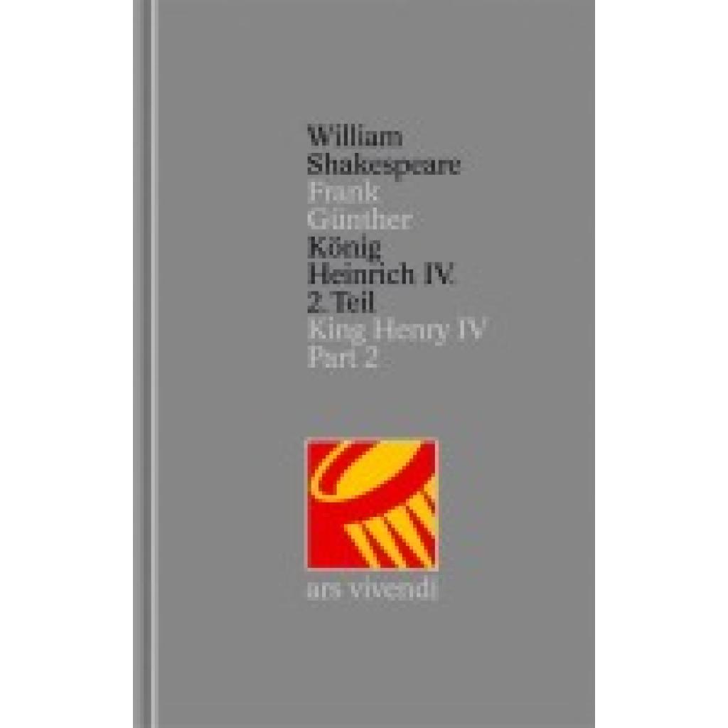 9783897161733 - Shakespeare William König Heinrich IV Teil 2  King Henry IV Part 2 (Shakespeare Gesamtausgabe Band 18) - zweisprachige Ausgabe