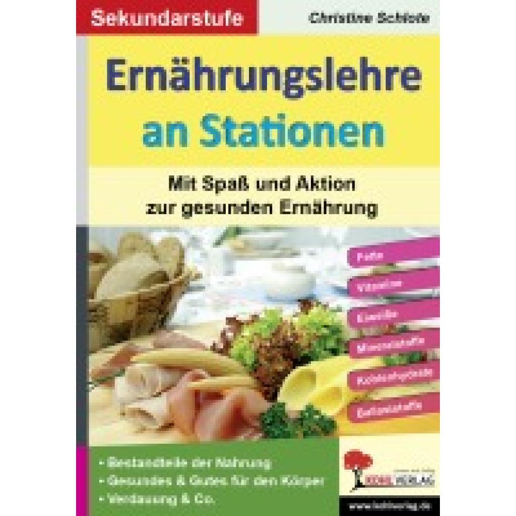 9783866326125 - Schlote Christine Ernährungslehre an Stationen Mit Spaß und Aktion zur gesunden Ernährung