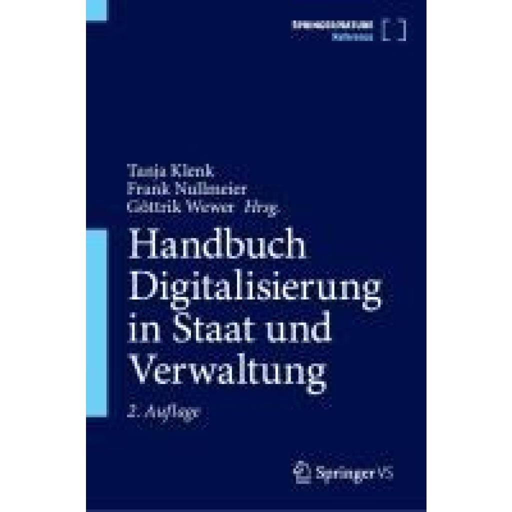 9783658373726 - Handbuch Digitalisierung in Staat und Verwaltung