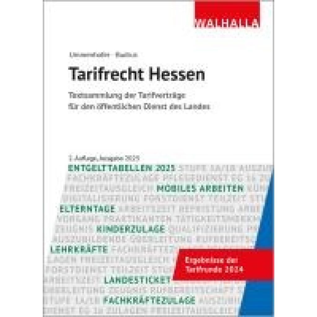 9783802918285 - Ummenhofer Oliver Tarifrecht Hessen