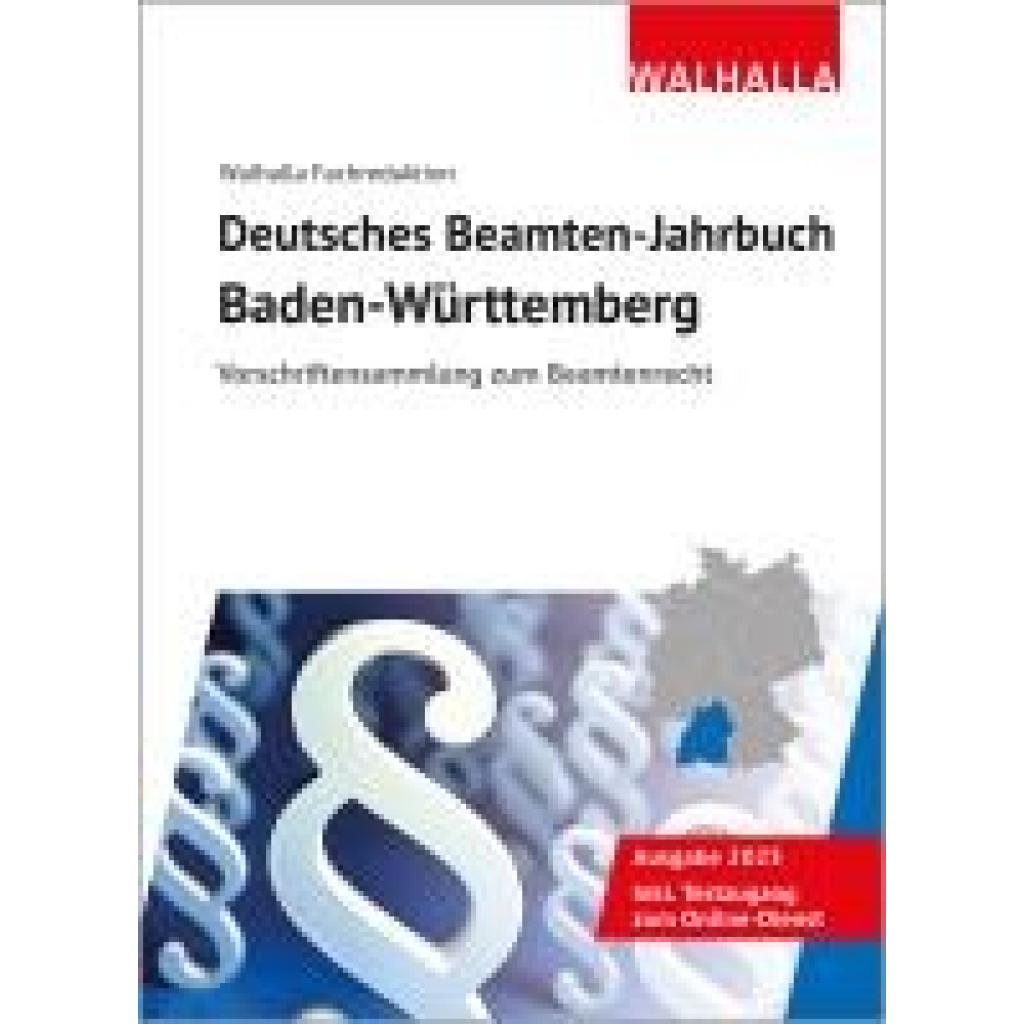 9783802911965 - Walhalla Fachredaktion Deutsches Beamten-Jahrbuch Baden-Württemberg 2024 9783802911965 - Walhalla Fachredaktion Deutsches Beamten-Jahrbuch Baden-Württemberg 2024