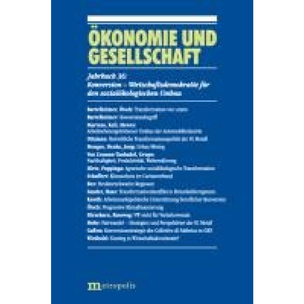 9783731615866 - Konversion Eine Strategie in der sozialökologischen Transformatio 9783731615866 - Konversion Eine Strategie in der sozialökologischen Transformatio