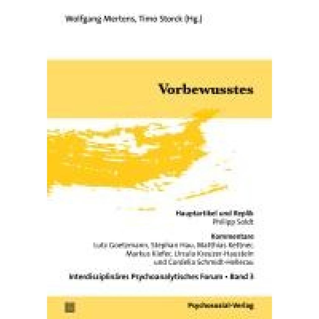 9783837933703 - Vorbewusstes 9783837933703 - Vorbewusstes
