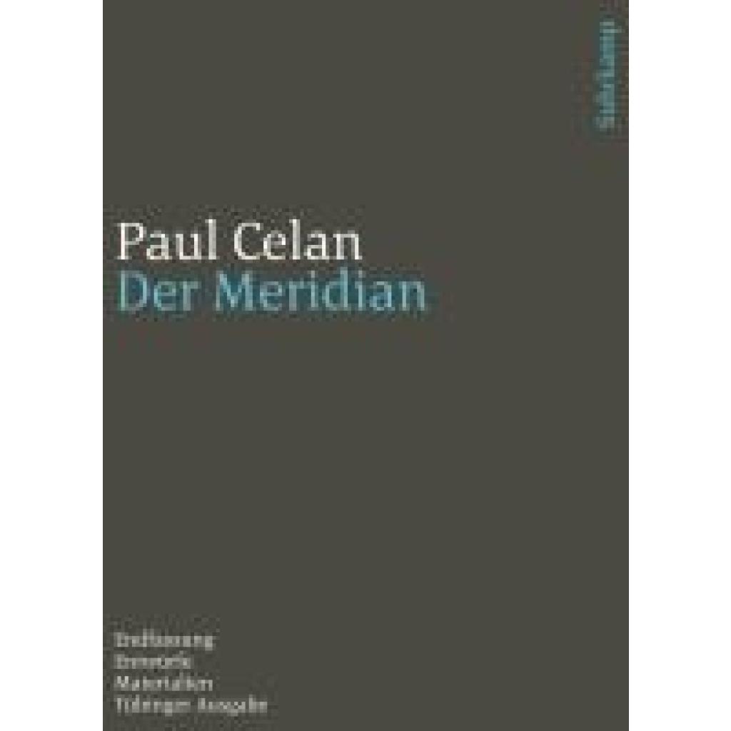 9783518243152 - Werke Tübinger Ausgabe - Paul Celan Kartoniert (TB)