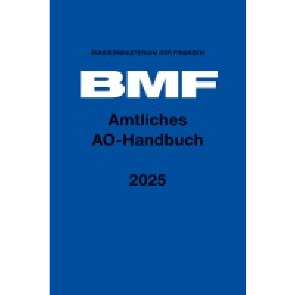 9783415076914 - Amtliches AO-Handbuch 2025 9783415076914 - Amtliches AO-Handbuch 2025