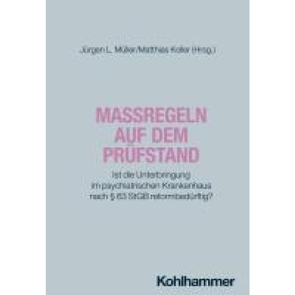 9783170359840 - Maßregeln auf dem Prüfstand 9783170359840 - Maßregeln auf dem Prüfstand