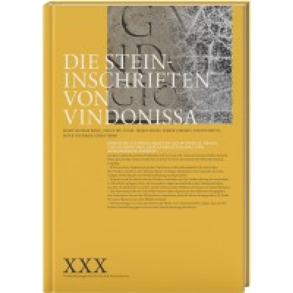 9783906897998 - Fellmann Brogli Regine Die Steininschriften von Vindonissa 9783906897998 - Fellmann Brogli Regine Die Steininschriften von Vindonissa