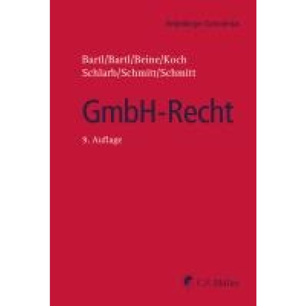9783811462298 - Bartl Harald GmbH-Recht 9783811462298 - Bartl Harald GmbH-Recht