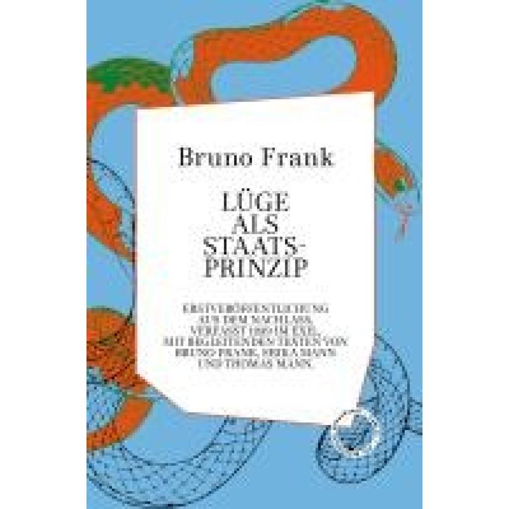 9783946990840 - Frank Bruno Lüge als Staatsprinzip