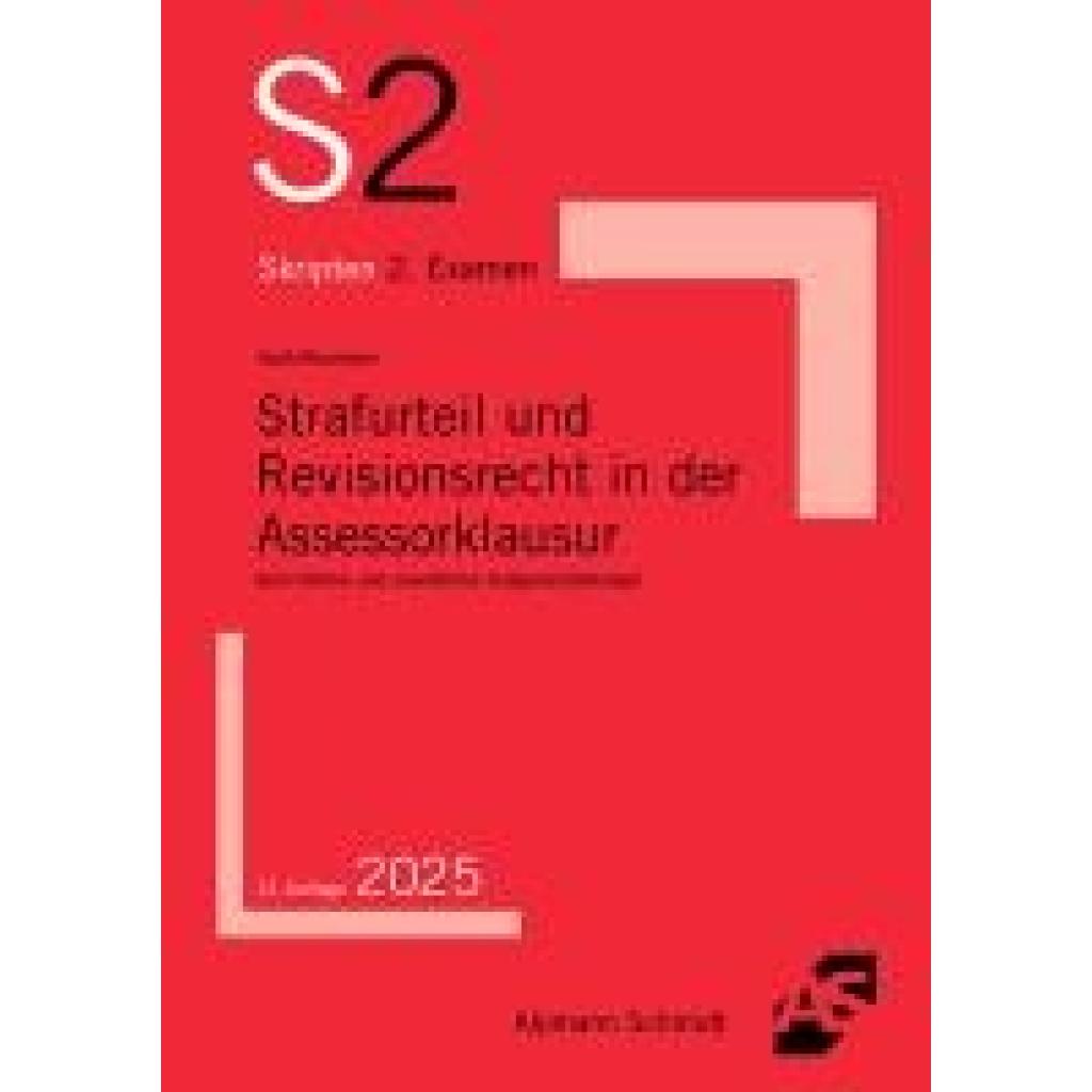 9783867529365 - Kock Rainer Strafurteil und Revisionsrecht in der Assessorklausur