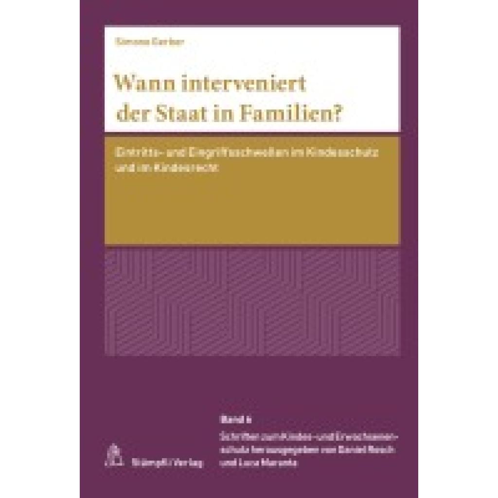 9783727269745 - Wann interveniert der Staat in Familien? - Simone Gerber Taschenbuch