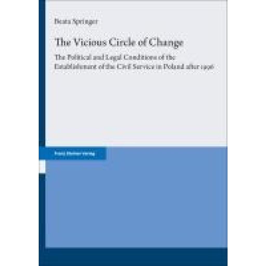 9783515138116 - Springer Beata The Vicious Circle of Change 9783515138116 - Springer Beata The Vicious Circle of Change