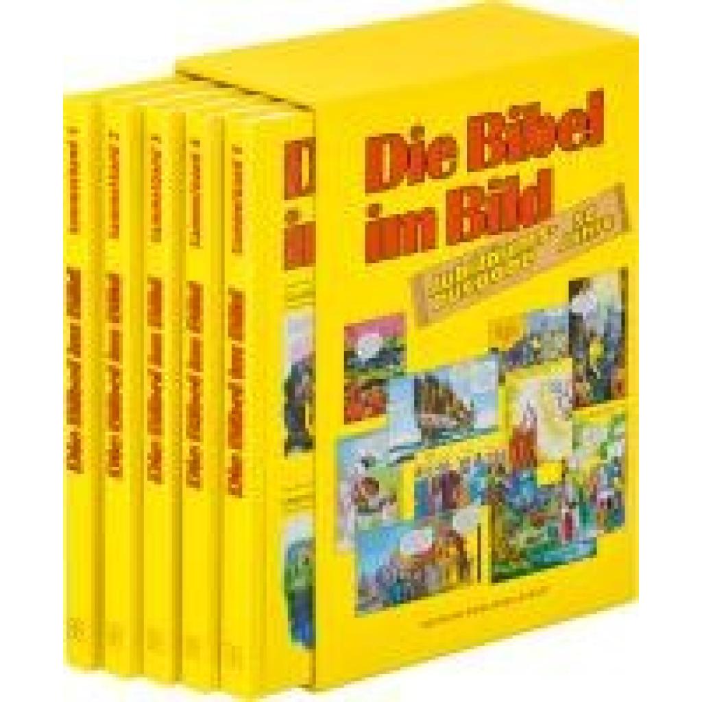 9783438042996 - Comic-Reihe Die Bibel im Bild 50 Jahre-Jubiläumsausgabe Kinderbuch-Klassiker ab 8 Jahren mit Geschichten aus dem Alten und Neuen Testament als Comics 5 Sammelbände im Schuber 9783438042996 - Comic-Reihe Die Bibel im Bild 50 Jahre-Jubiläumsausgabe Kinderbuch-Klassiker ab 8 Jahren mit Geschichten aus dem Alten und Neuen Testament als Comics 5 Sammelbände im Schuber