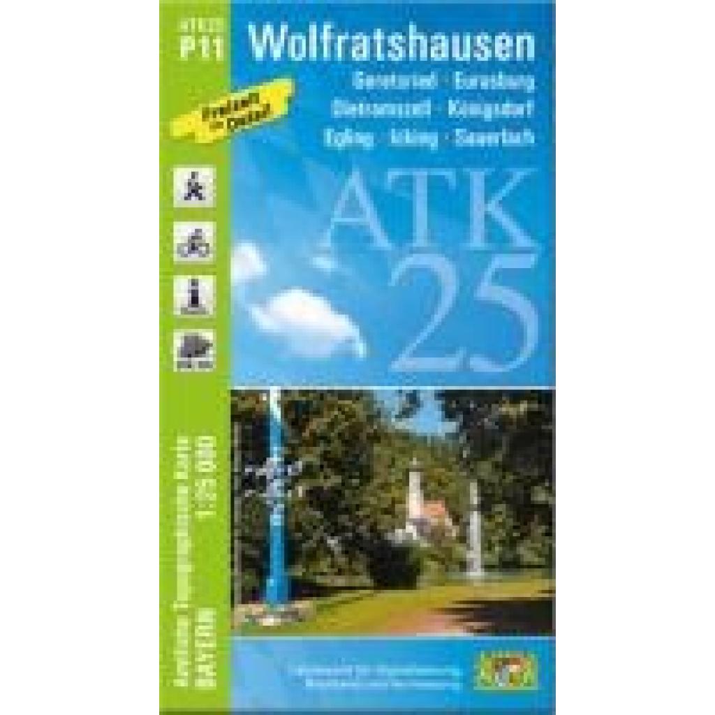 9783987760211 - ATK25-P11 Wolfratshausen (Amtliche Topographische Karte 125000) Karte (im Sinne von Landkarte)