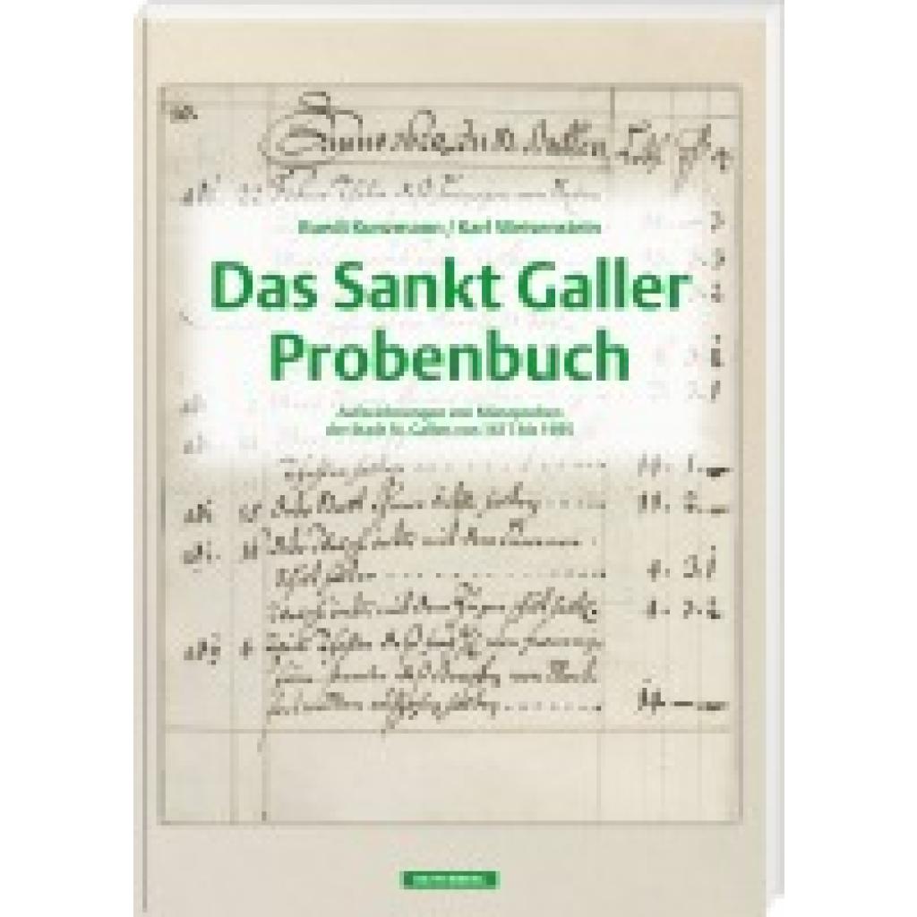 9783866462557 - Kunzmann Ruedi Das Sankt Galler Probenbuch Aufzeichnungen von Münzproben der Stadt St Gallen von 1617 bis 1695 1 Auflage 2024 9783866462557 - Kunzmann Ruedi Das Sankt Galler Probenbuch Aufzeichnungen von Münzproben der Stadt St Gallen von 1617 bis 1695 1 Auflage 2024